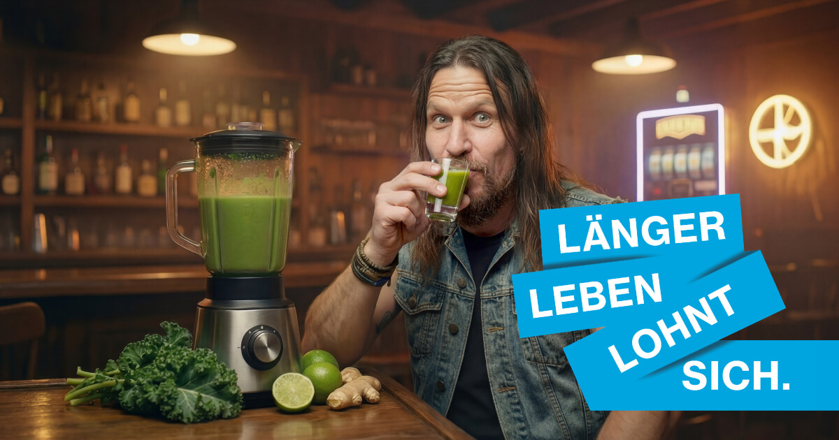 Länger leben lohnt sich.